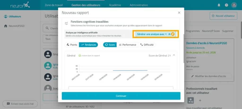 Utilisez l’interprétation assistée par IA – NeuronUP
