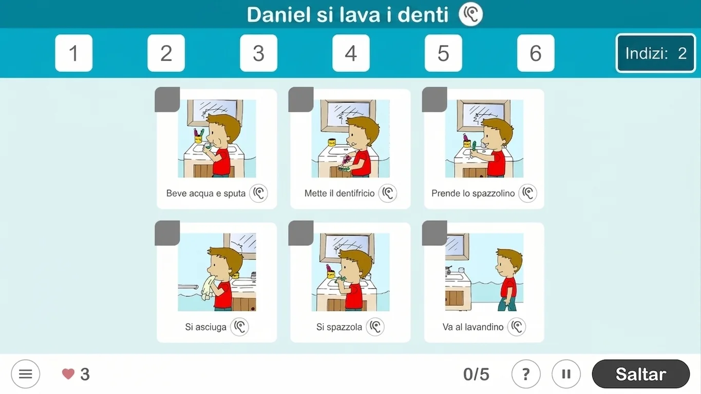Attività di NeuronUP - Passo dopo passo (disegni)