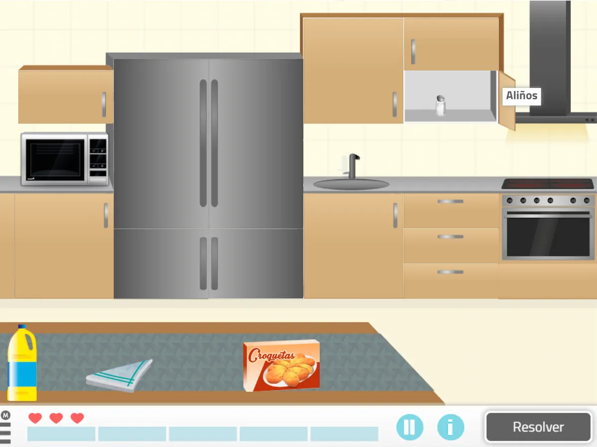 Actividad: Ordena la cocina