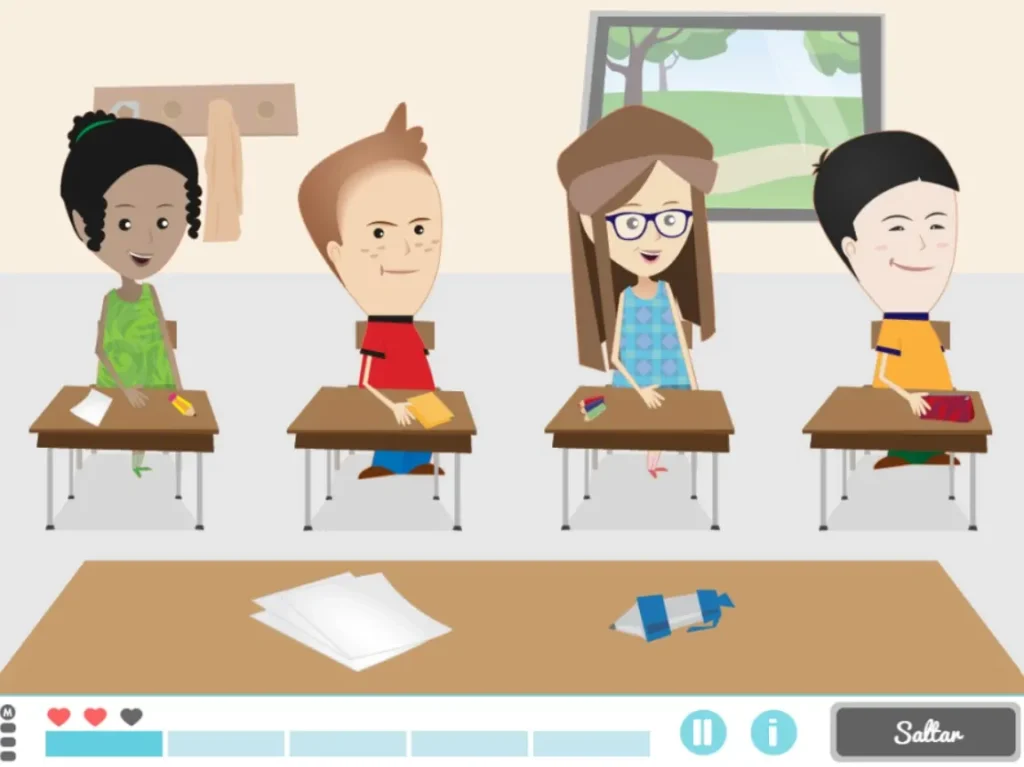 Actividad para niños con necesidades especiales Quien ha levantado la mano