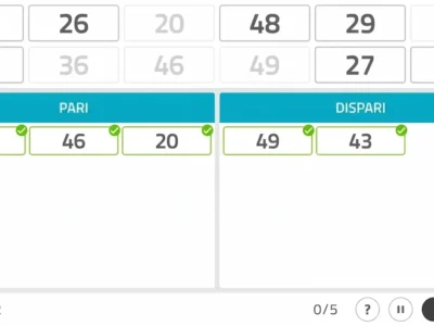 Attività di NeuronUP - Pari o dispari