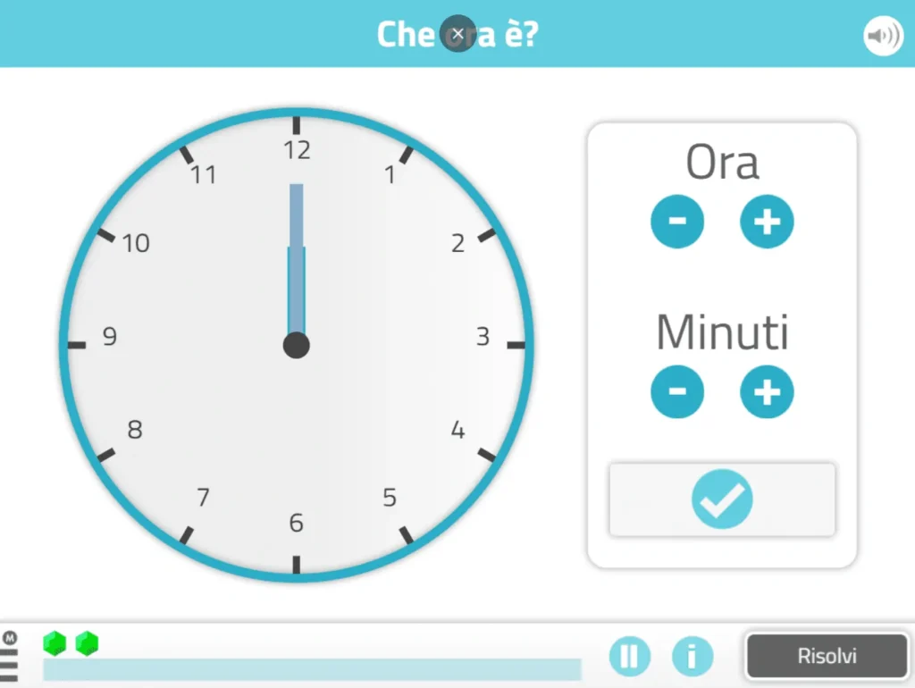 Attività che ora è sull'orientamento temporale