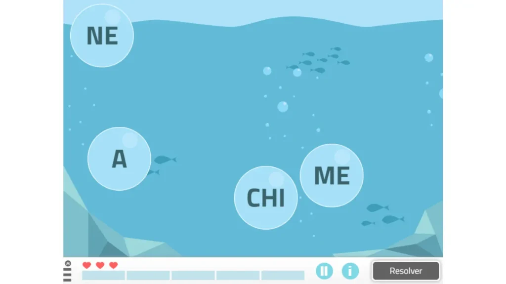 Gioco per la memoria di lavoro negli adulti: Formazione di parole