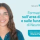 Copertina promozionale di NeuronUP: donna sorridente a destra, María Paula, che evidenzia la formazione nelle attività digitali.