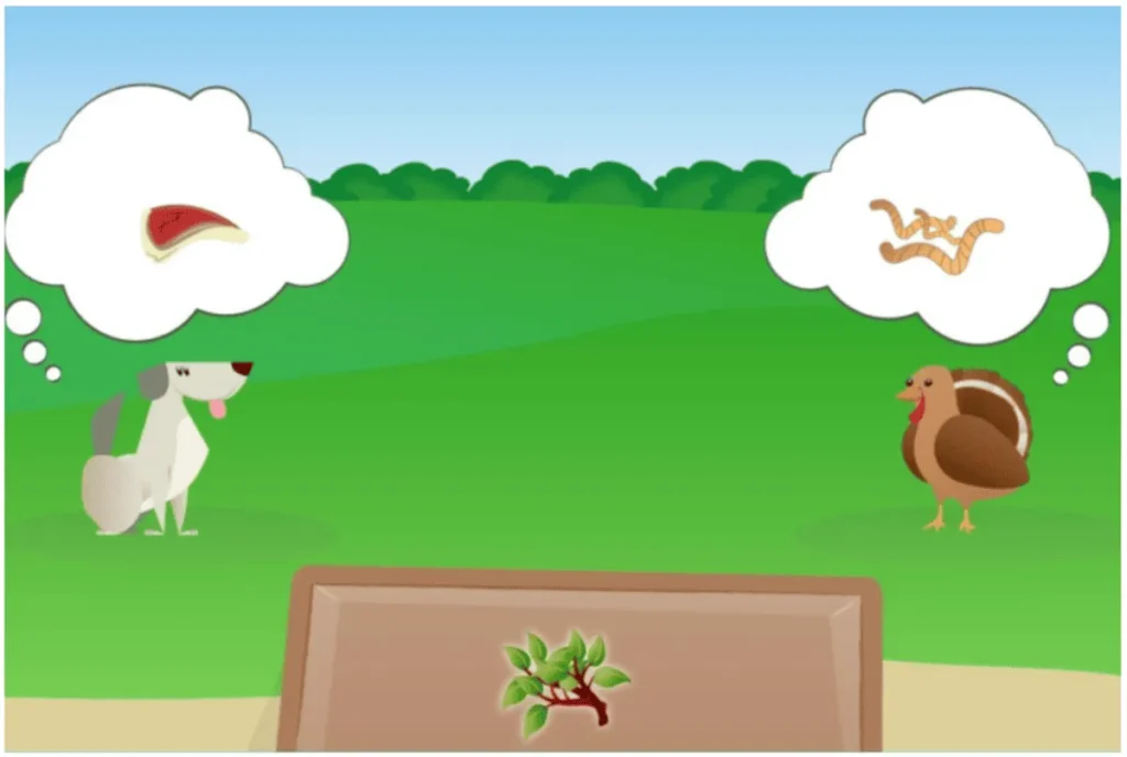 Fase 6 de la actividad de NeuronUP Restaurante de animales.