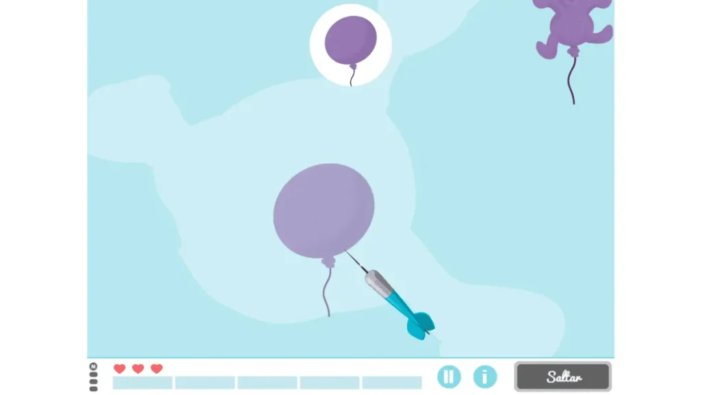 Explora los globos Actvidad retadora de NeuronUP