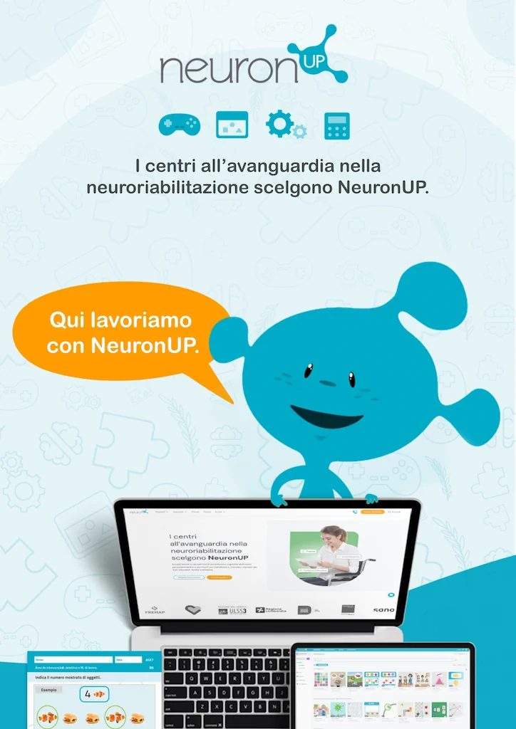 Cartello - Qui lavoriamo con NeuronUP - IT Kids_image
