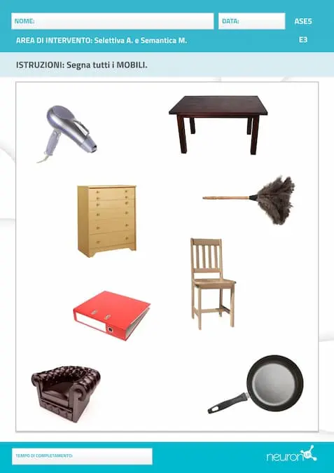 Selezionare gli elementi di una categoria