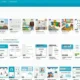 Copertina di NeuronUP: interfaccia educativa con menu superiore e piastrelle di attività interattive per parole, numeri e vocabolario.