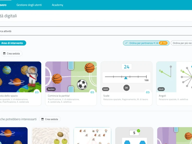 Nuovo elenco di attività:scegli la migliore e crea sessioni risparmiando tempo
