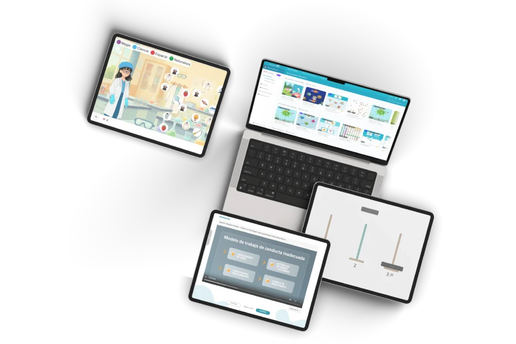 La piattaforma NeuronUP su laptop e tablet