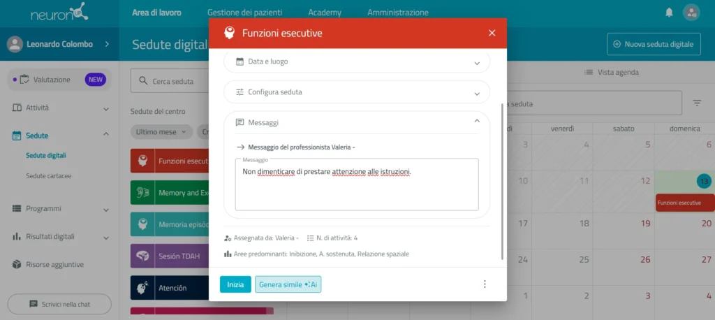 Mantieni la comunicazione – NeuronUP