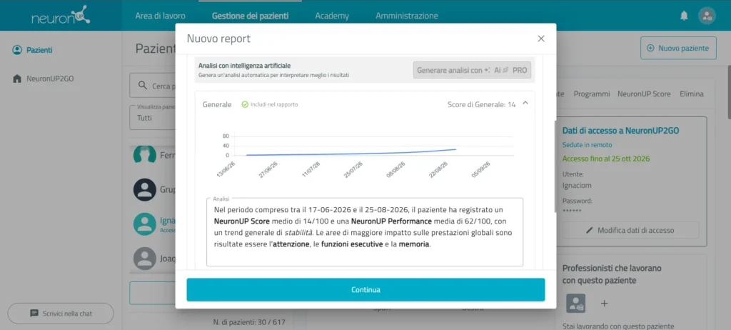 Personalizza i testi – NeuronUP
