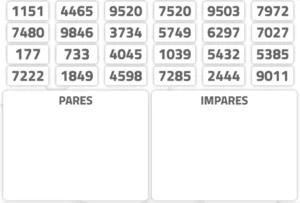 Генератор для работы с семантической памятью у взрослых: Четное или нечетное.