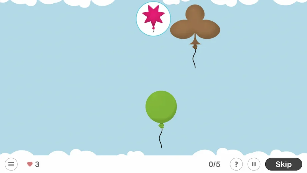 Actividades NeuronUP - Pop the Balloons