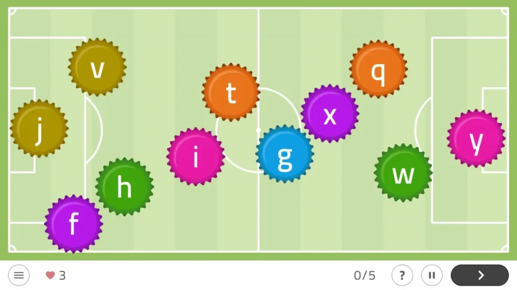 NeuronUP Activities - Bottlecamps with letters-2