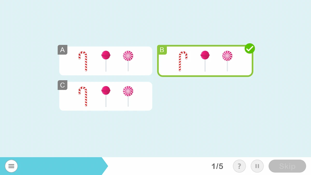 NeuronUP Activities - Find the Different Picture