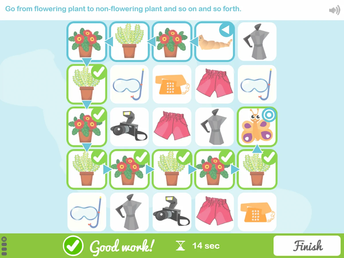 NeuronUP Activities - Maze-Completed-Easy