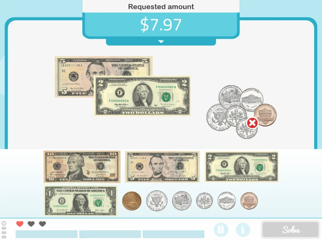 NeuronUP Activities - Pocket Money