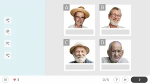 NeuronUP Activities - Remember the Names (audio) - 2