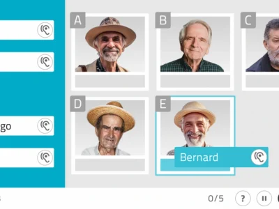 NeuronUP Activities - Remember the Names (text)