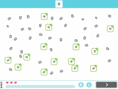 NeuronUP Activities - Rotated Letters