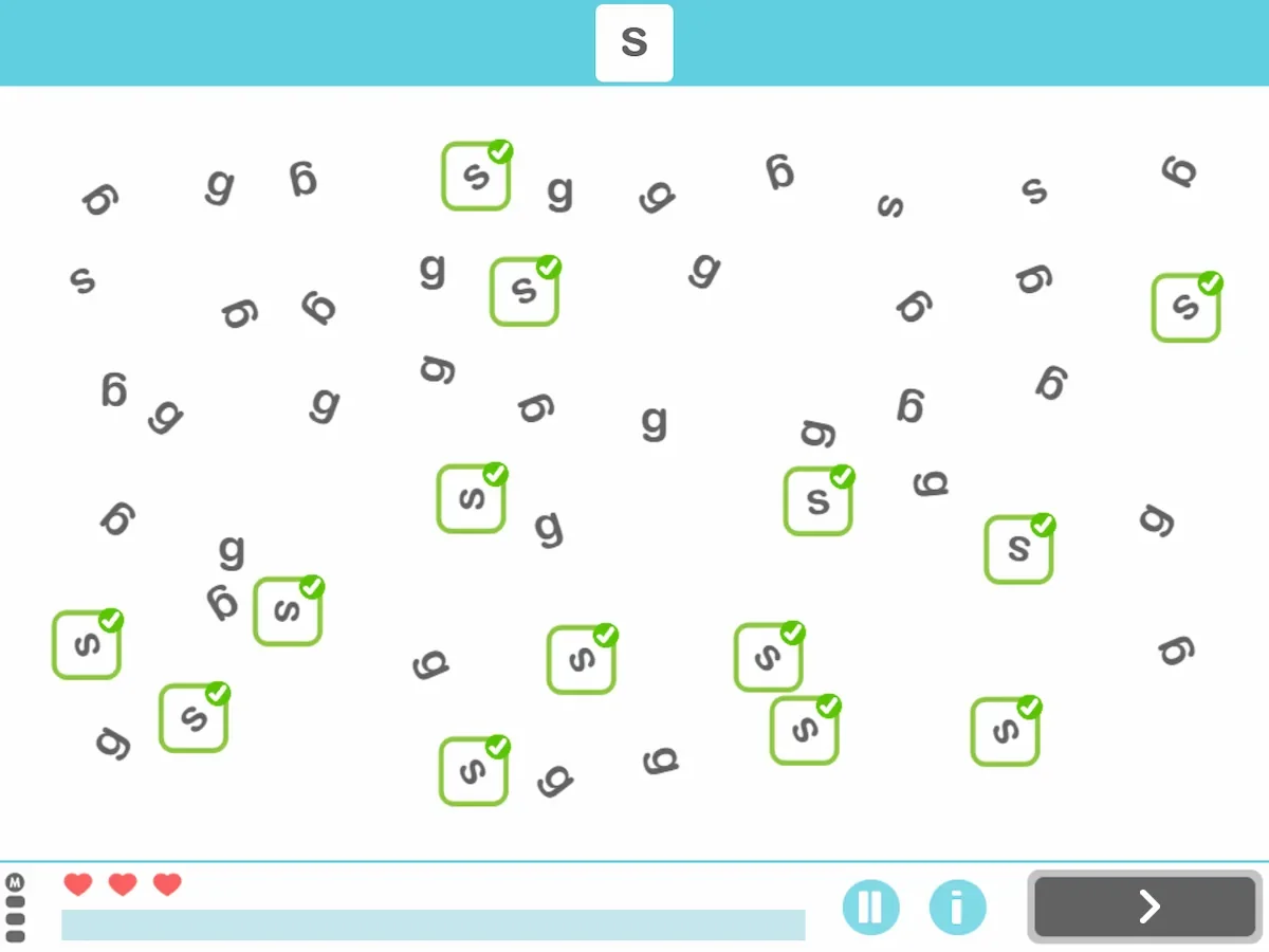 NeuronUP Activities - Rotated Letters