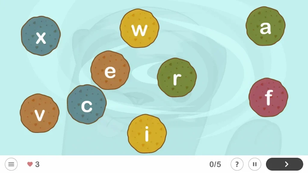 NeuronUP Activities - The Little Letter Glutton