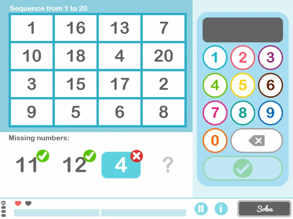 NeuronUP Activities - The Missing Number