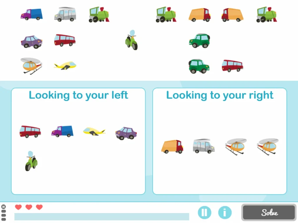 NeuronUP Activities - Which way does it face