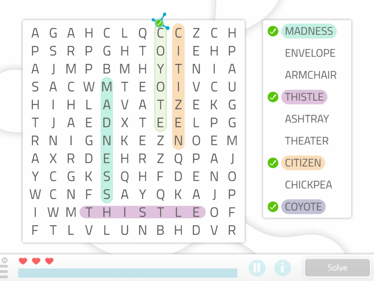 NeuronUP Activities - Word Search