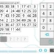 Интерфейс NeuronUP: сетка 7×7 с числами от 1 до 50 и пропусками; справа панель выбора.