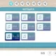 Интерфейс игры с 16 клетками и музыкальными элементами, значками уха и визуальной индикацией прогресса для тренировки слуха.