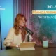 Обложка пятого выпуска NeuronUP Talks: портрет María Garau Rolandi у микрофона на фоне книжных полок и растения.