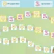 Игровое поле с пронумерованными клетками и разноцветными лягушками; вверху кнопки «Продолжить» и «Пропустить 1».