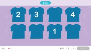 Actividad de NeuronUP - Jugadores en orden