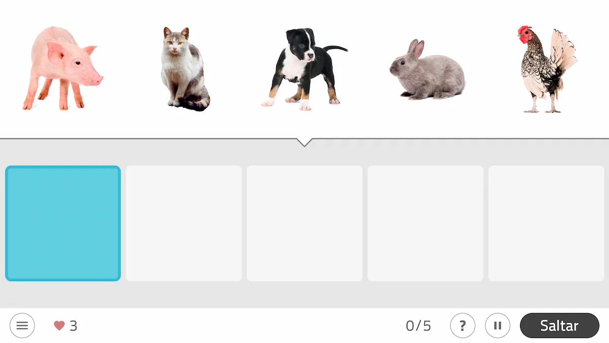 Actividad de NeuronUP - Ordenar secuencia