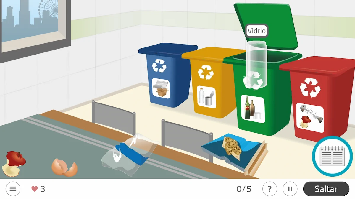 Actividad de NeuronUP - Recicla tu basura