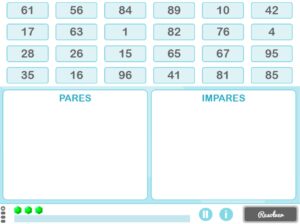 Actividad de NeuronUP Pares con pares