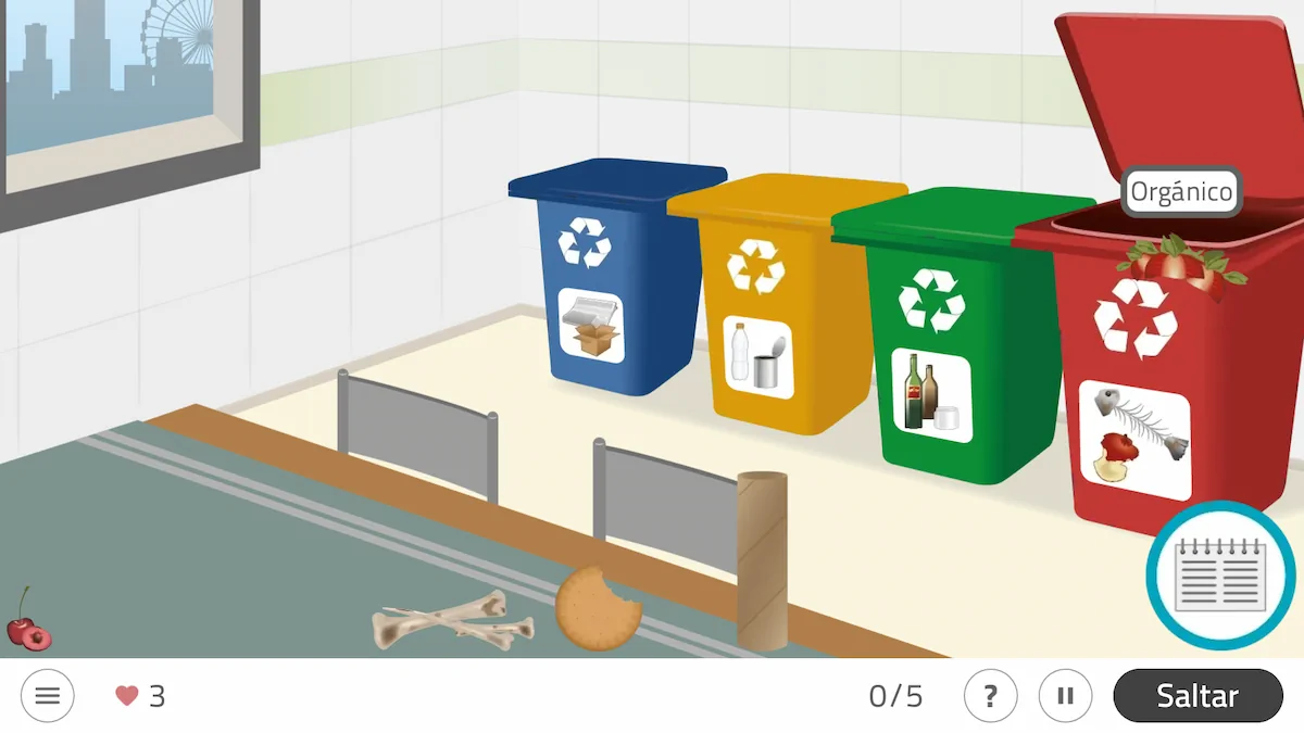 Actividad de NeuronUP - Recicla tu basura