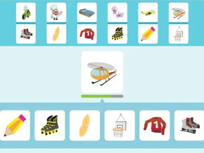 Juego para trabajar la velocidad de procesamiento en niños: Parejas a la carrera