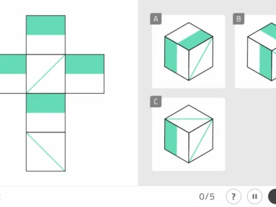 Actividad de NeuronUP - Reconstrucción mental de cubos