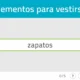 Interfaz de NeuronUP: categorías a contrarreloj, texto 'elementos para vestirse', campo 'zapatos' verificado y contador 3.