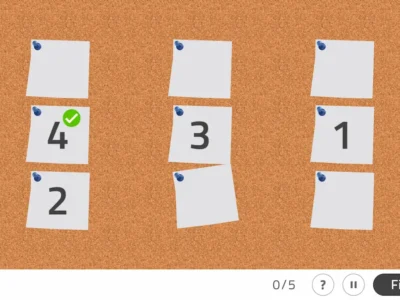 Actividades NeuronUP - Post-it ordenados