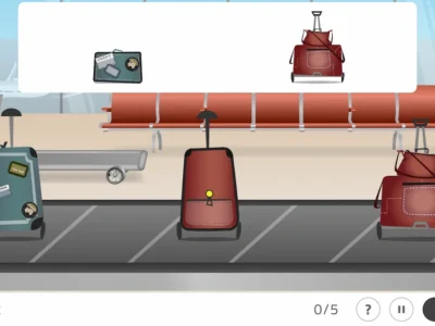 Actividades NeuronUP - Recoge tu equipaje