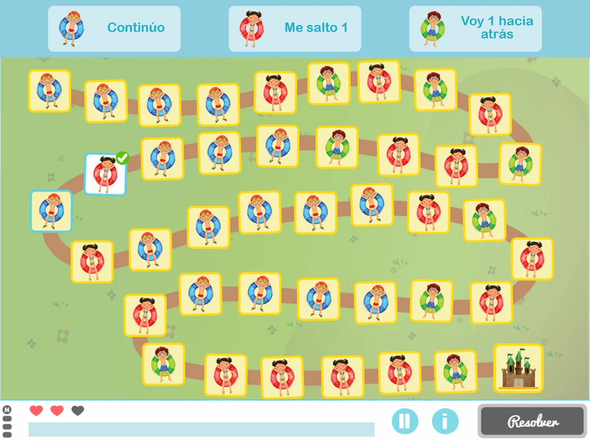 Actividad de NeuronUP - Sigue el camino